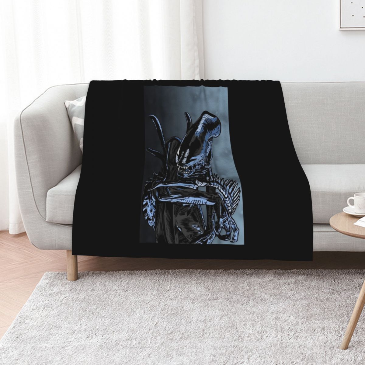 3D Printing Xenomorph - Xenomorph Throw Blanket Cozy Napping Blanket