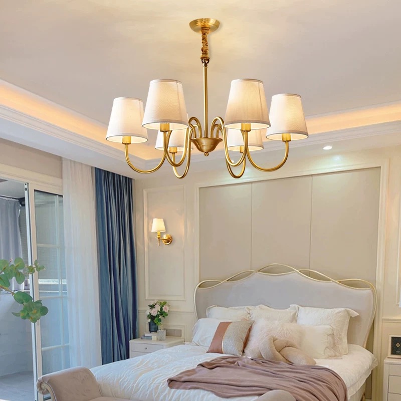 3D Printing Lamp - Copper Chandelier For Living Room Bedroom