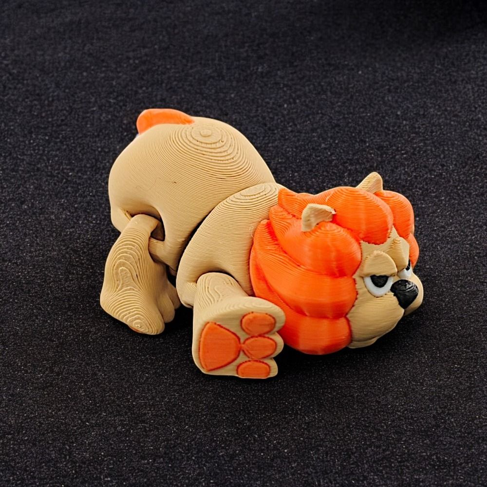 3D Printing Joint - Lion Decorations Movable Joints Lion Ornament