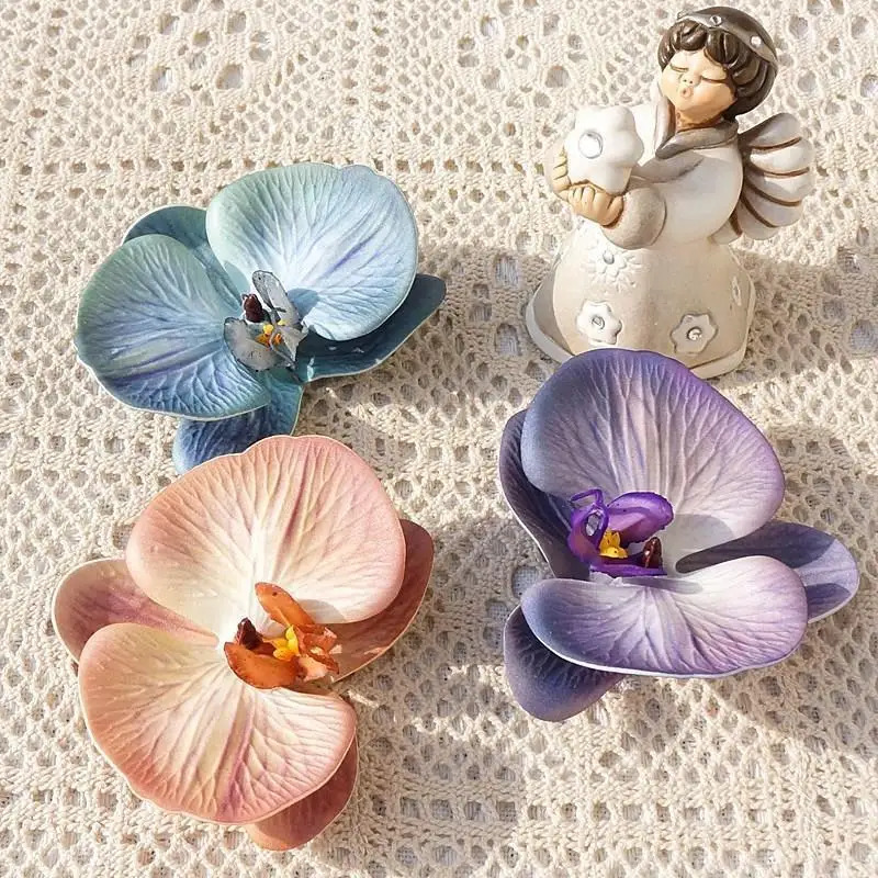 3D Printing Gif - 3D printed butterfly orchid headpiece, artificial