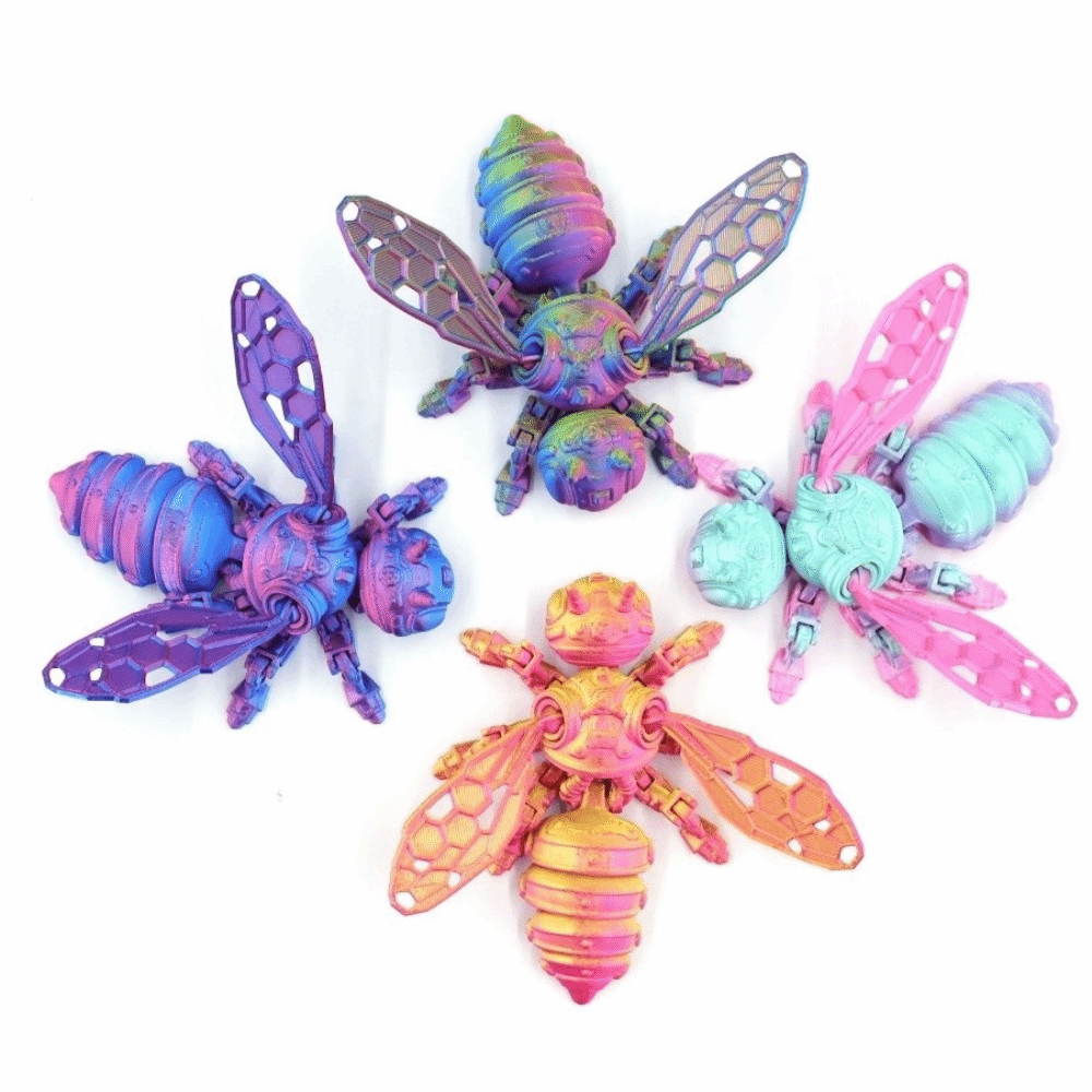 3D Printing Joint - Movable Joint 3D Printing Bee Model