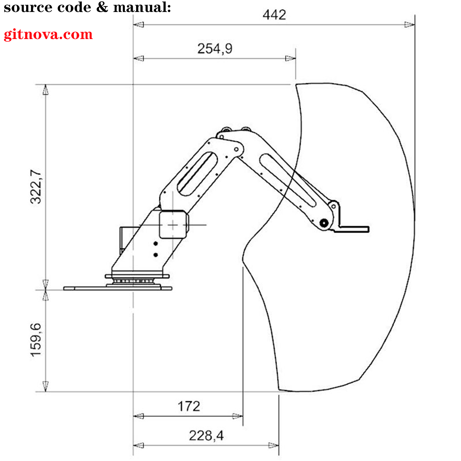 3DOF Robot Mechanical Arm Indu - 3D Printing Robot Arm ulasan dan harga
