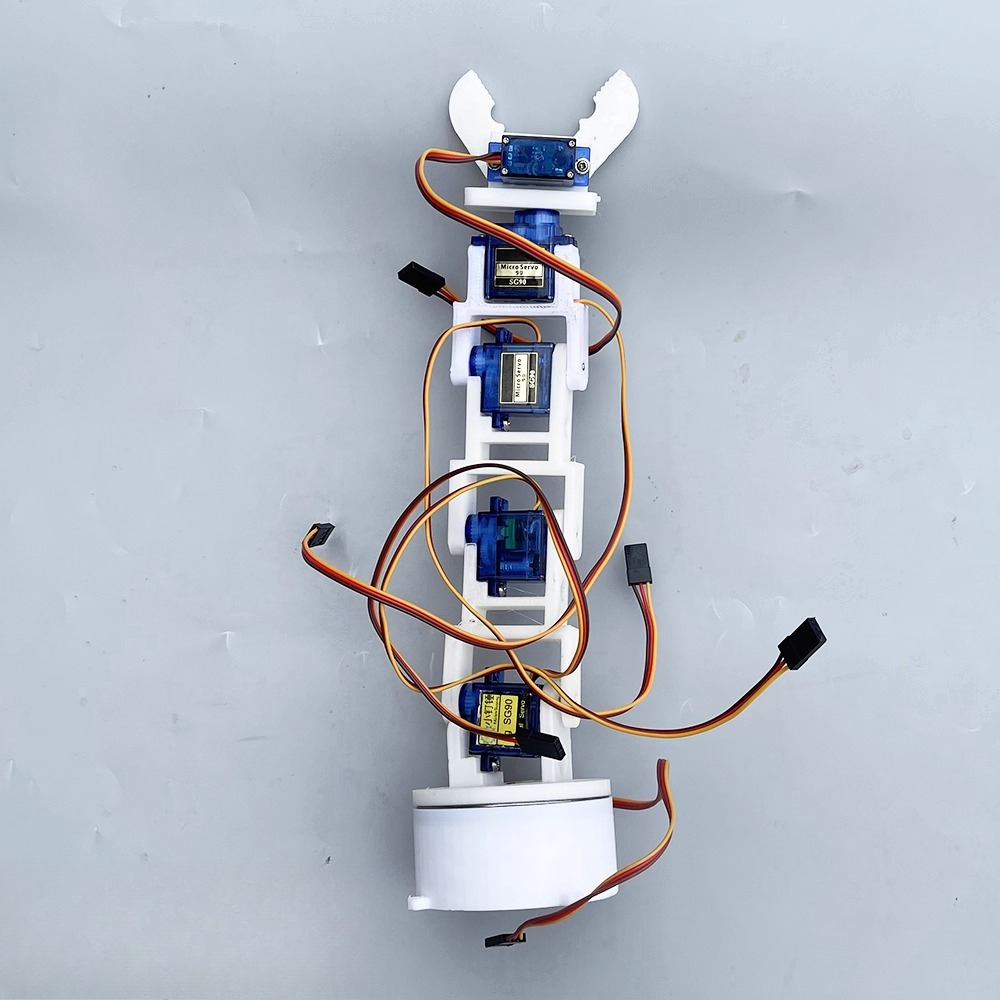 3D printed white six-axis robo - 3D Printing Robot Arm ulasan dan harga