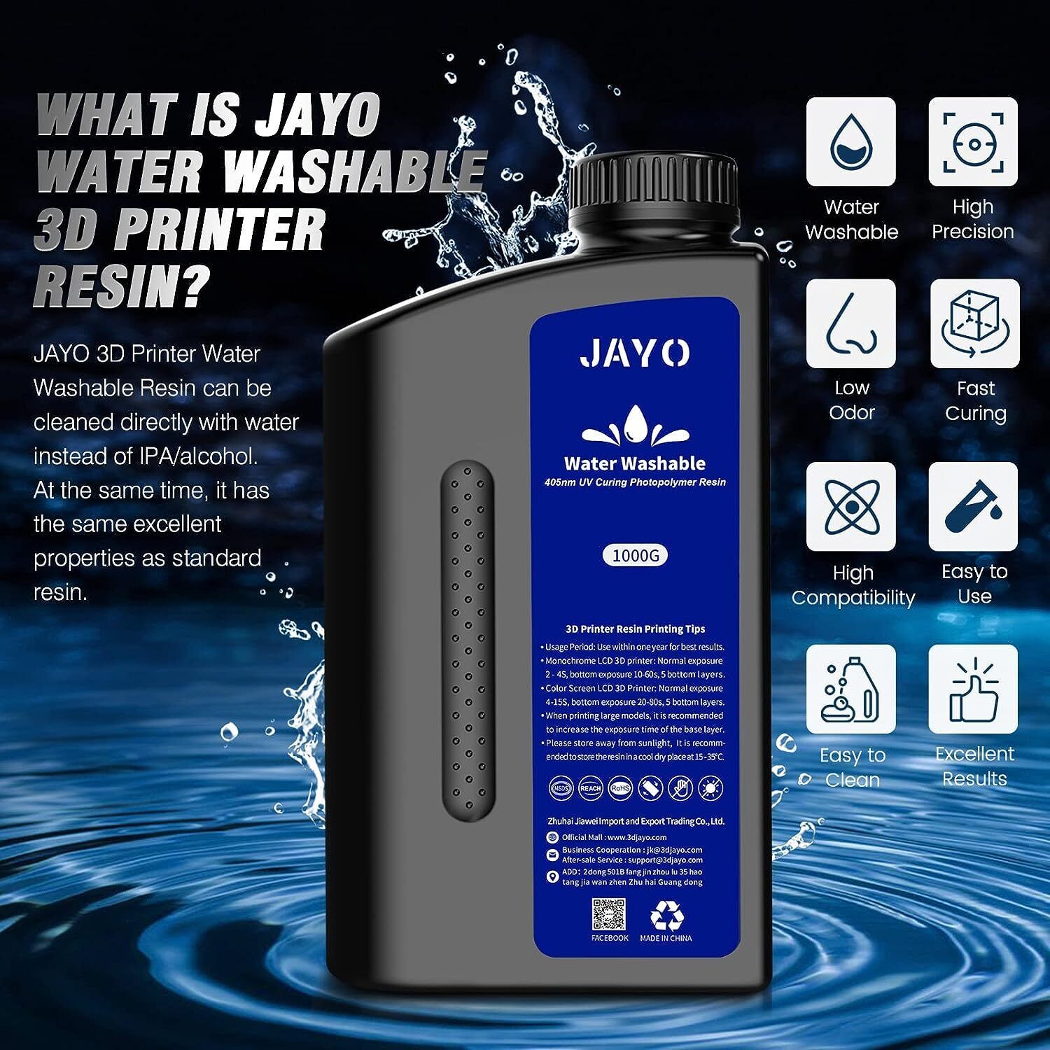 JAYO Standard /ABS-Like/ Water - 3D Printing House Machine ulasan dan harga