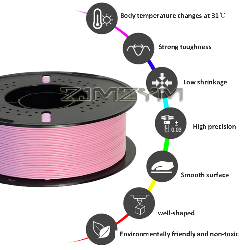 1kg Pla Filament 1.75mm ±0.03m - 3D Printing High Temperature Materials ulasan dan harga