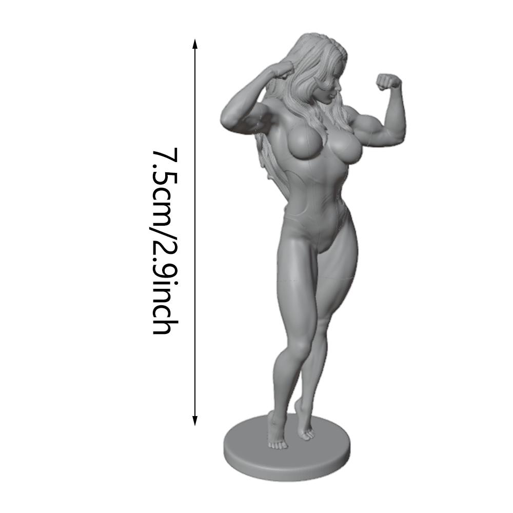 Sexy Fitness Woman, Long-Haire - 3D Printing Instructor ulasan dan harga