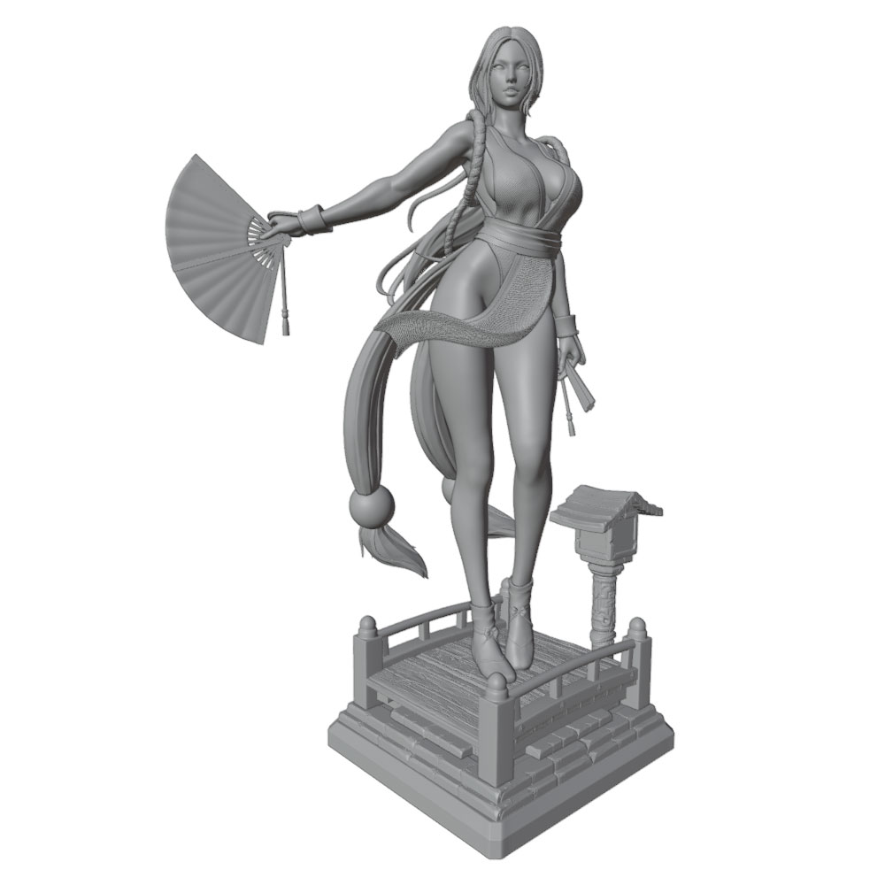 1/24 Sexy Long-Haired Girl Min - 3D Printing Mockup ulasan dan harga