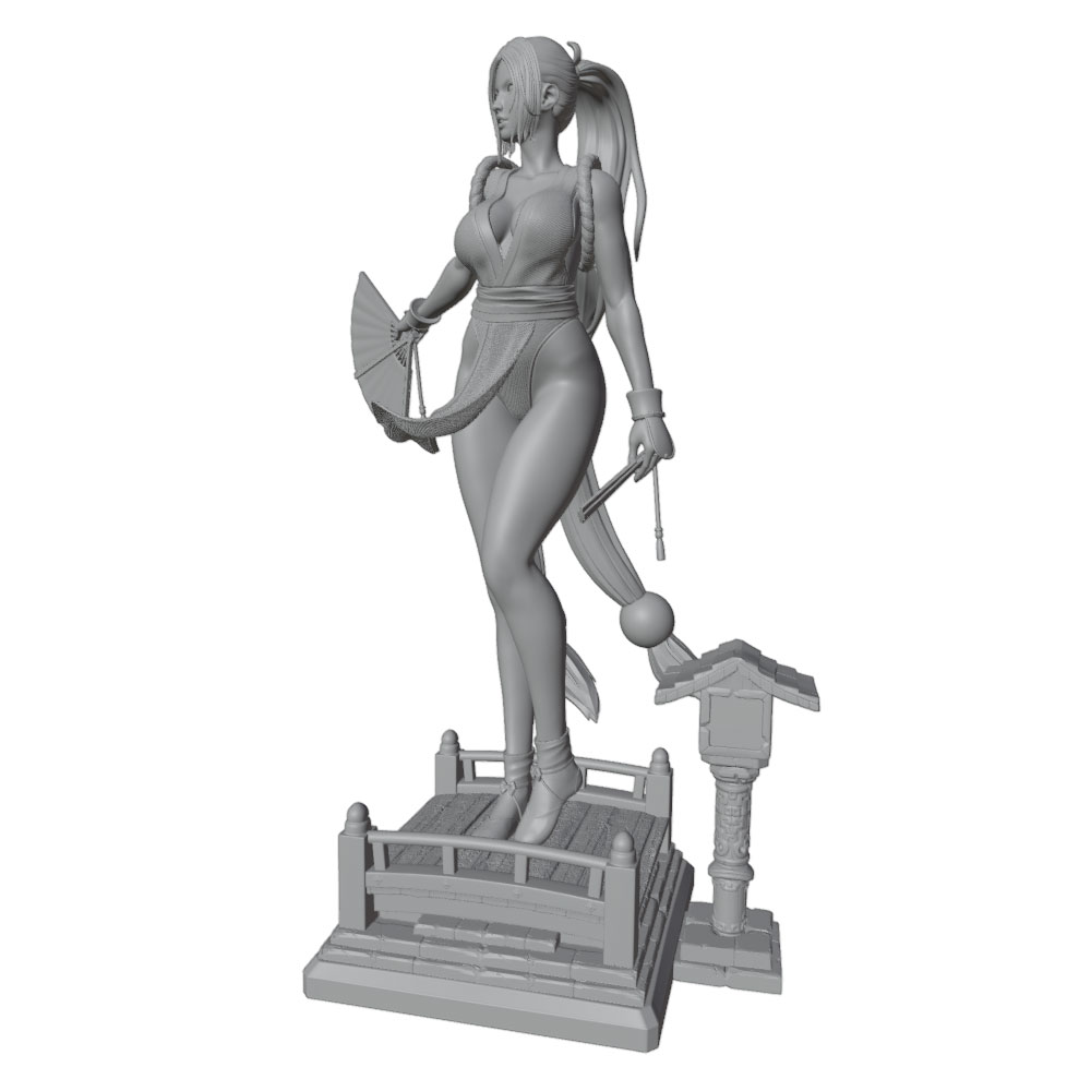 1/24 Sexy Long-Haired Girl Min - 3D Printing Mockup ulasan dan harga