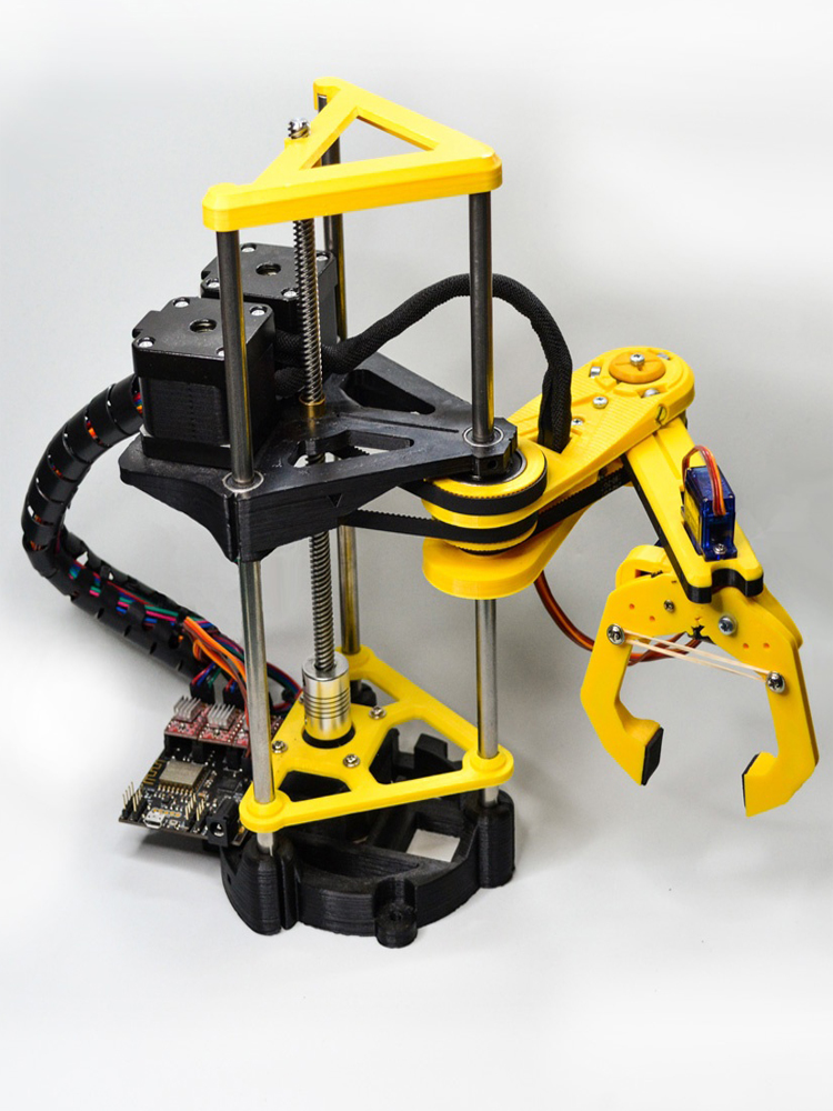 Multi Axis Scara Robot Arm 3D  - 3D Printing Robot Arm ulasan dan harga