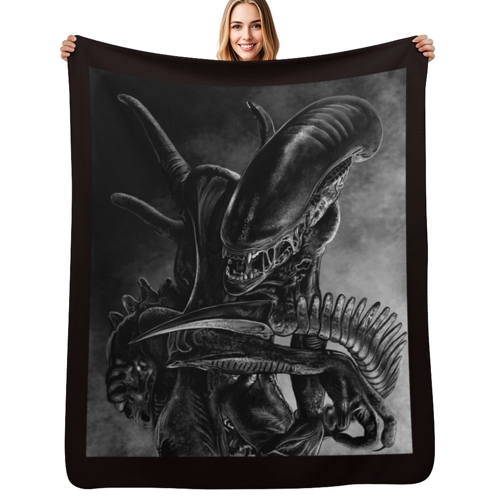 Xenomorph Throw Blanket Blanke - 3D Printing Xenomorph ulasan dan harga