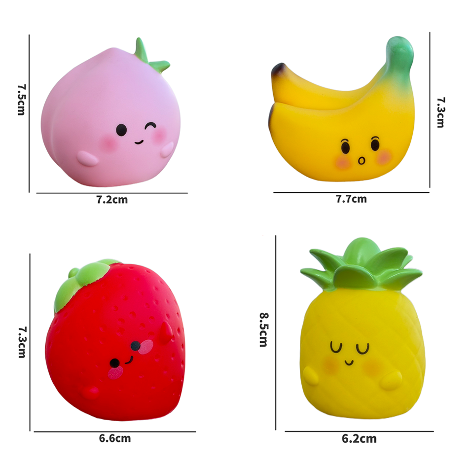 Strawberry Banana Peach Cute F - 3D Printing Lamp ulasan dan harga