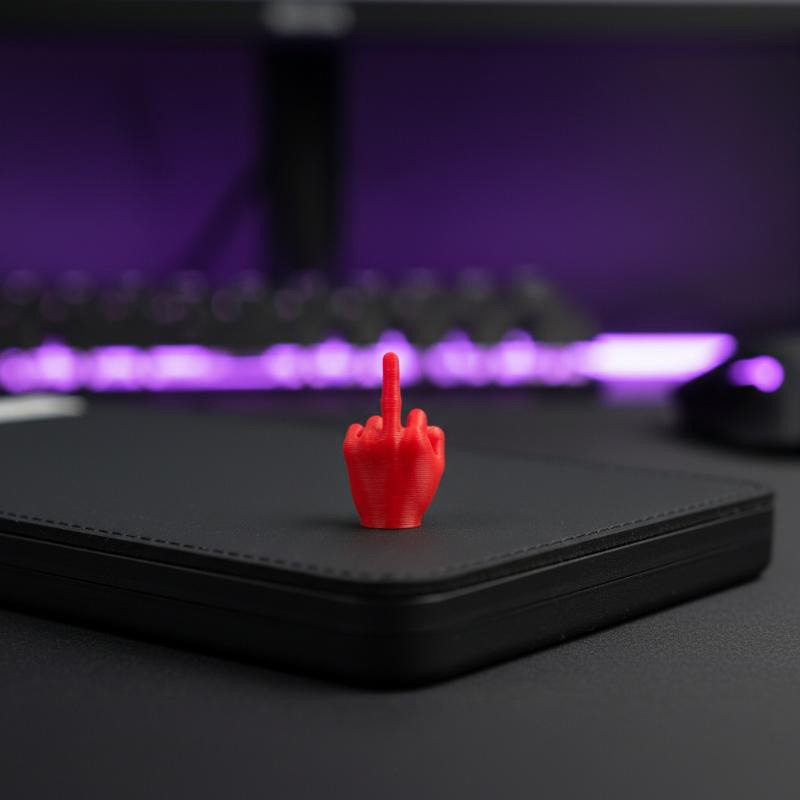 3d Printed Middle Finger Hand  - 3D Printing Gif ulasan dan harga