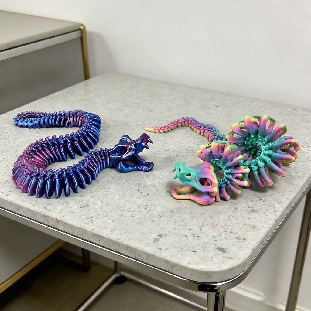 3D printed JOINT SNAKE statue, - 3D Printing Mockup ulasan dan harga