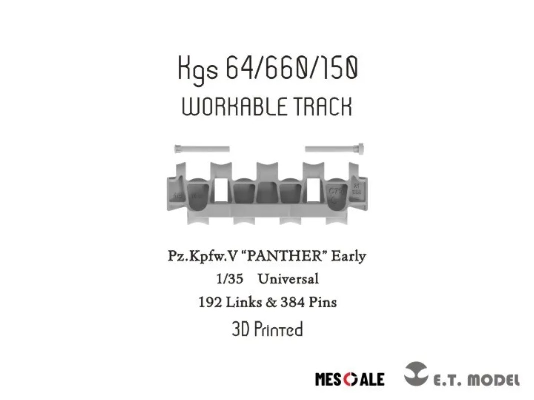 ETmodel P35-002 1/35 Pz.Kpfw.V - 3D Printing Link ulasan dan harga