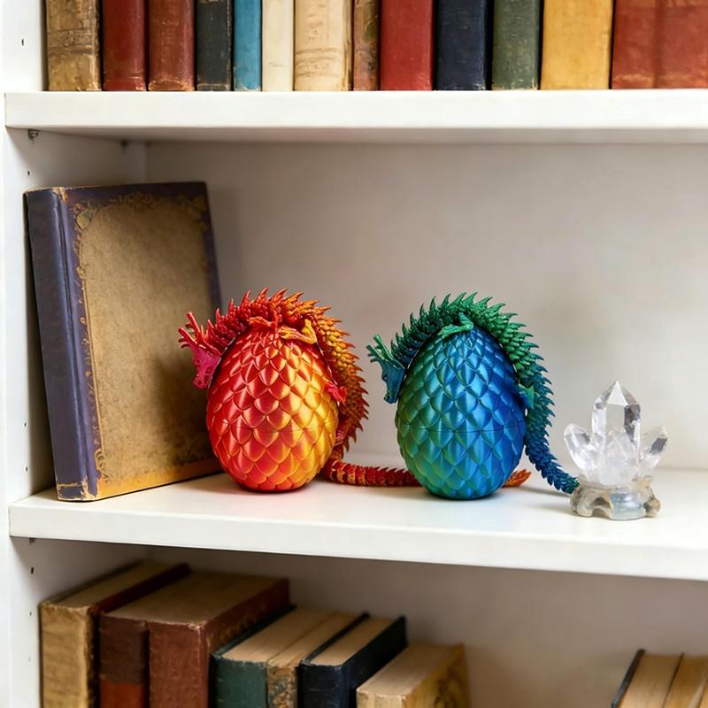 3D Printed 30cm Dragon Egg Wit - 3D Printing Egg ulasan dan harga