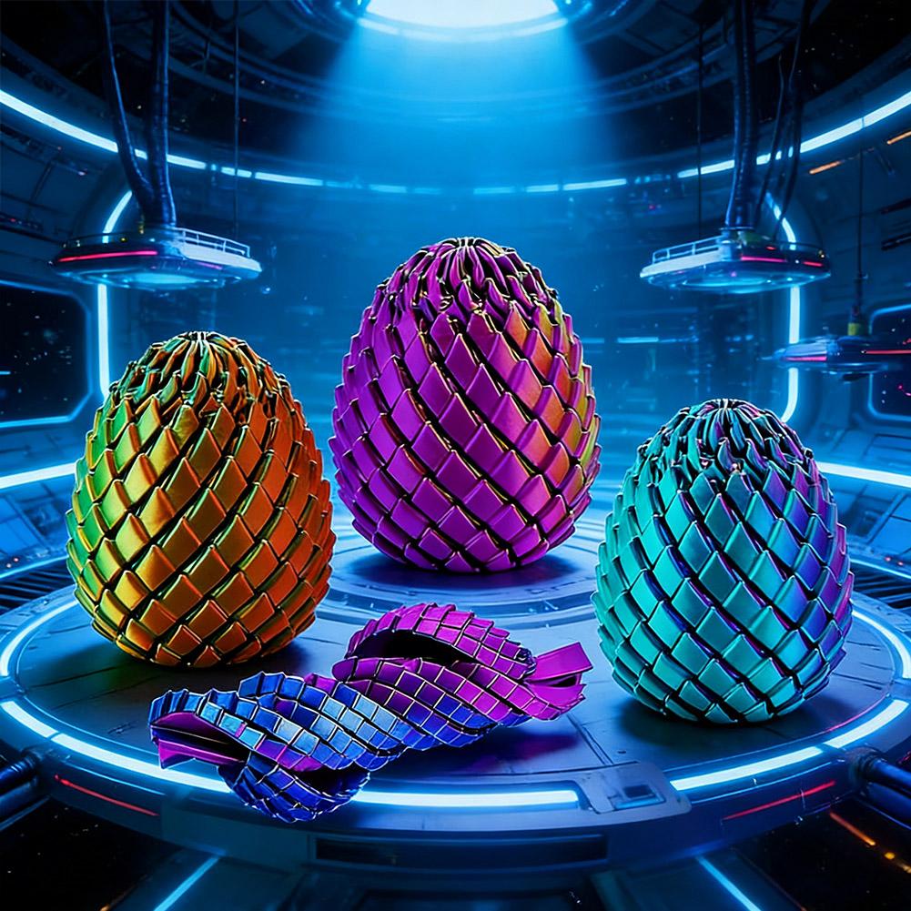 Funny 3D Printed Dragon Egg Sp - 3D Printing Egg ulasan dan harga