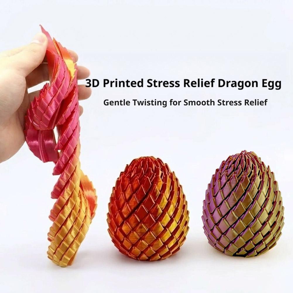 Funny 3D Printed Dragon Egg Sp - 3D Printing Egg ulasan dan harga
