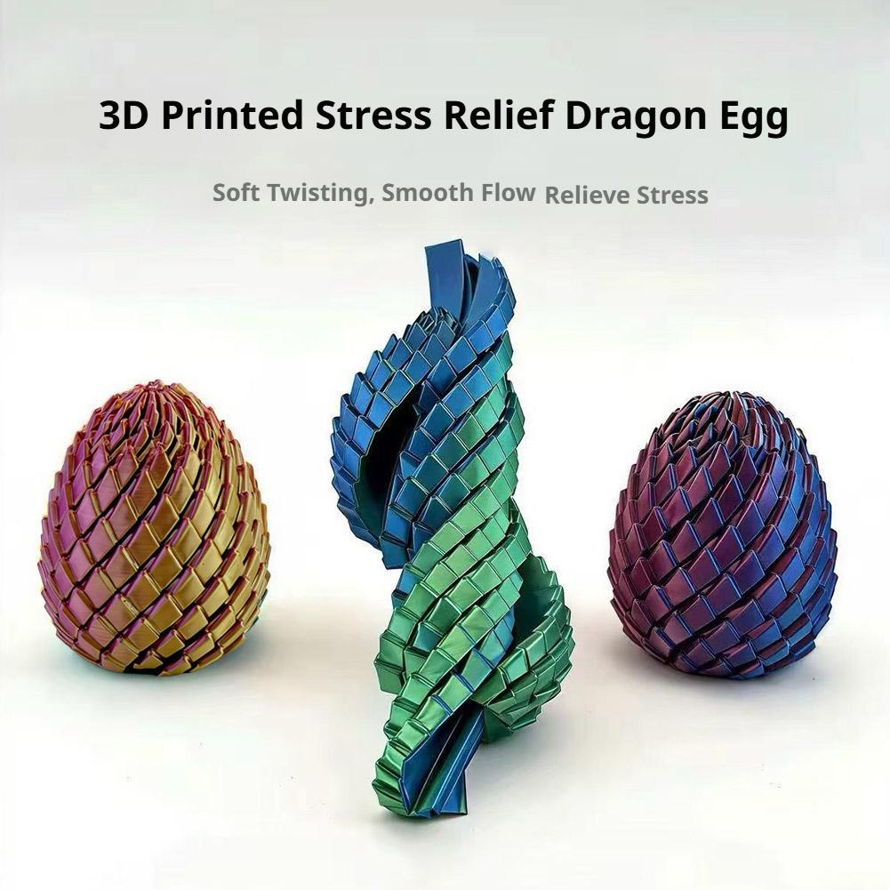Funny 3D Printed Dragon Egg Sp - 3D Printing Egg ulasan dan harga
