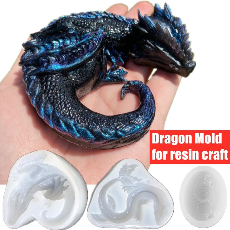 3 Styles Mirror Sleepy Dragon  - 3D Printing Egg ulasan dan harga