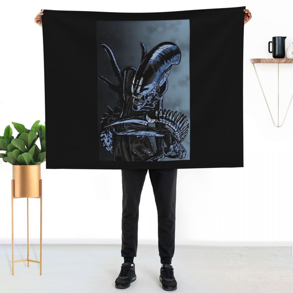 Xenomorph Throw Blanket Cozy N - 3D Printing Xenomorph ulasan dan harga