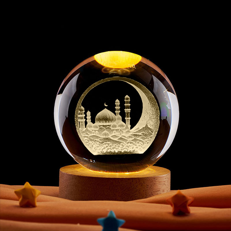 Ramadan Decoration 3D Crystall - 3D Printing Lamp ulasan dan harga
