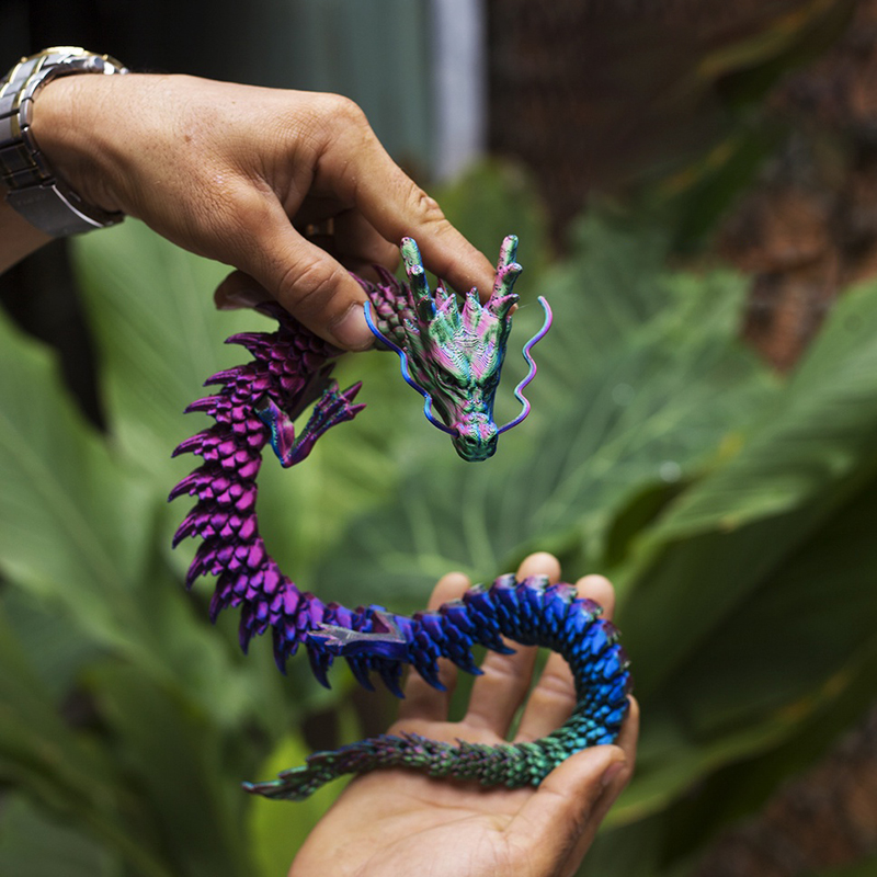 3D Printing Dragon Model Craft - 3D Printing Gif ulasan dan harga