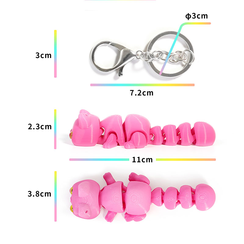 3D Printed Chameleon Keychain  - 3D Printing Egg ulasan dan harga