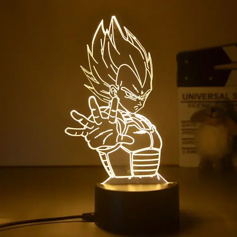 Dragon Ball Z Super Saiyan Veg - 3D Printing Lamp ulasan dan harga