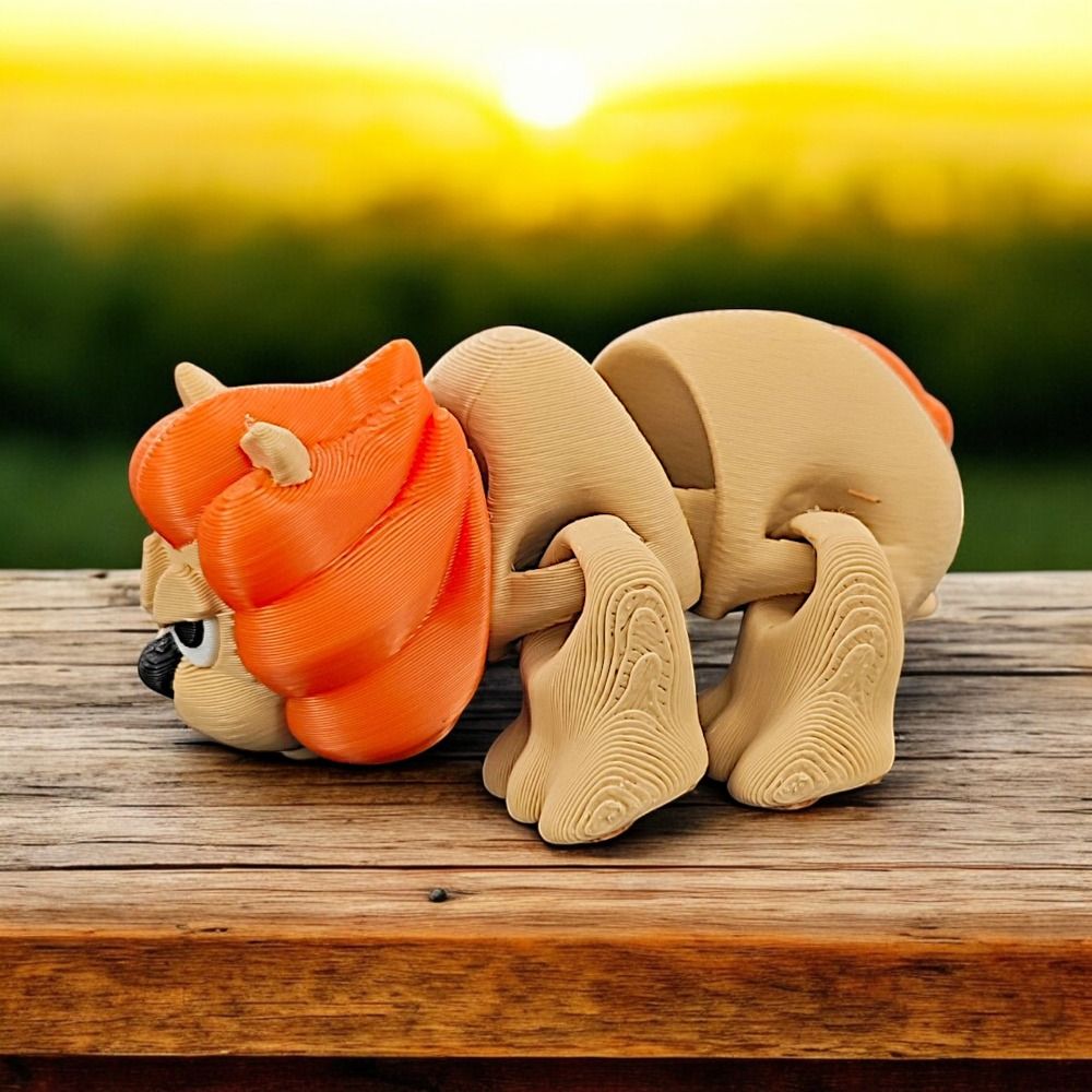 Lion Decorations Movable Joint - 3D Printing Joint ulasan dan harga