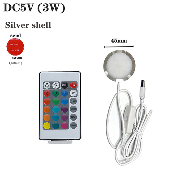 5V USB RGB Dimmable Under Cabi - 3D Printing Lamp ulasan dan harga