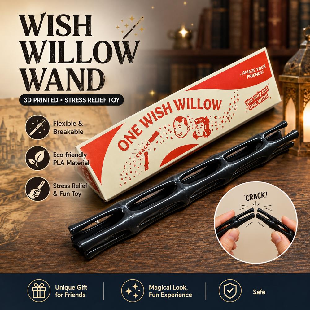 3D Printed One Wish Willow Key - 3D Printing Gif ulasan dan harga