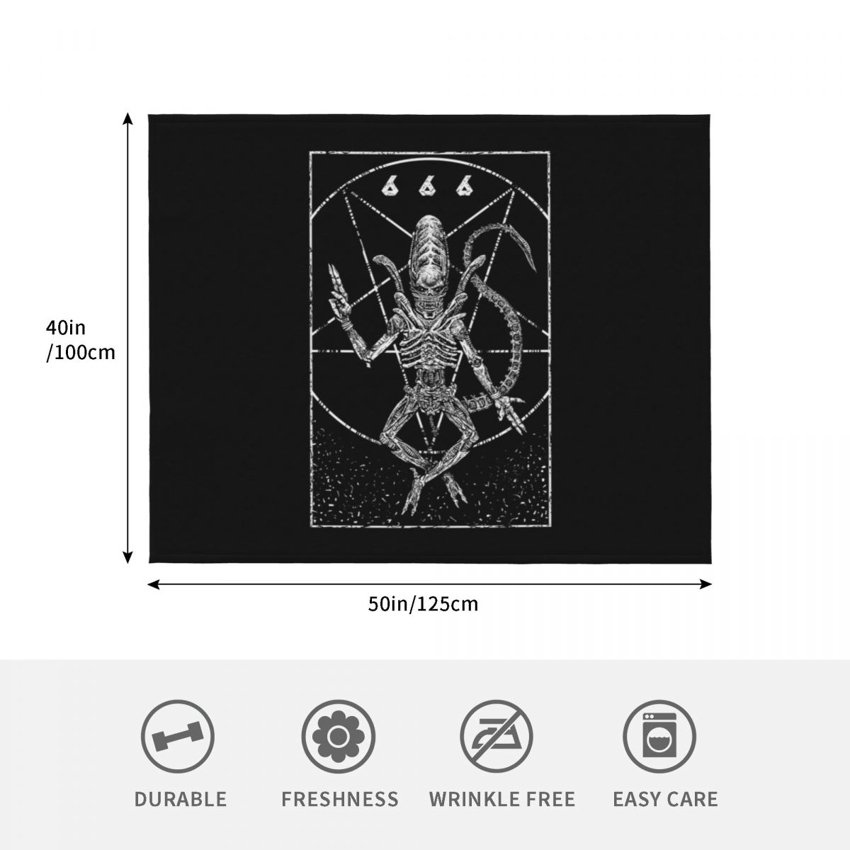 Xenomorph God Throw Blanket Al - 3D Printing Xenomorph ulasan dan harga