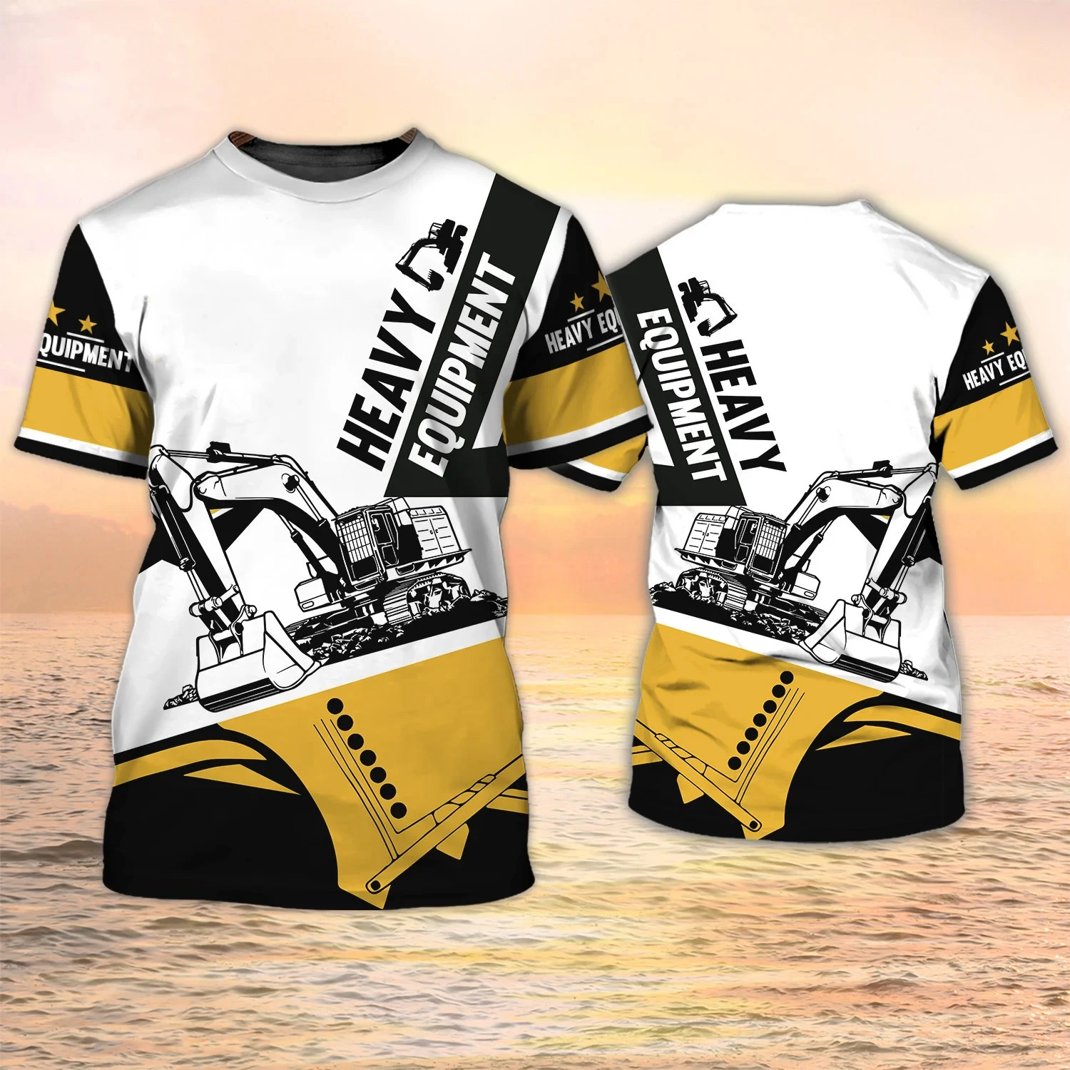 Excavator TShirts Heavy Equipm - 3D Printing Excavator ulasan dan harga