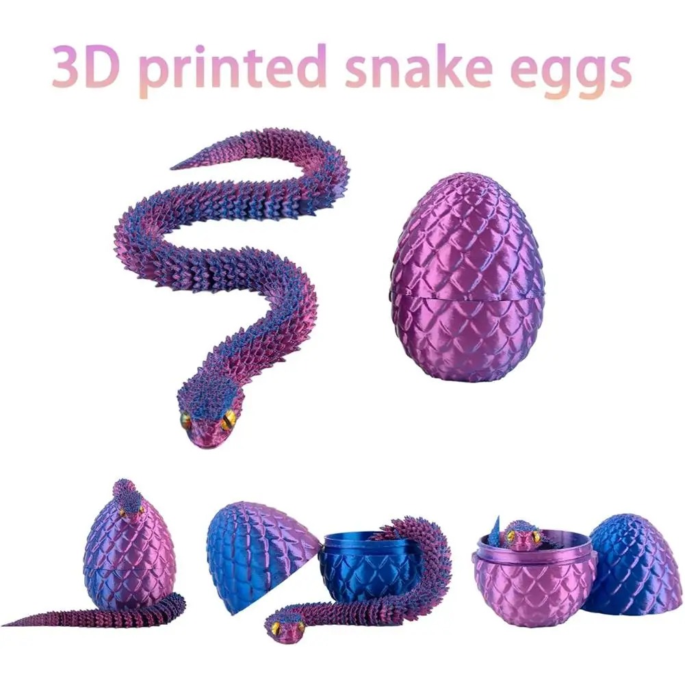 3D Printed Cool Snake Dragon E - 3D Printing Joint ulasan dan harga