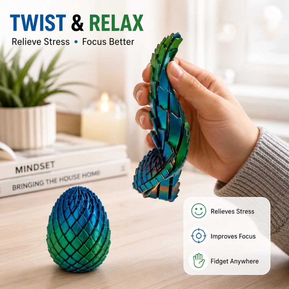 3D Printed 7.5/5.5CM Twisted D - 3D Printing Gif ulasan dan harga