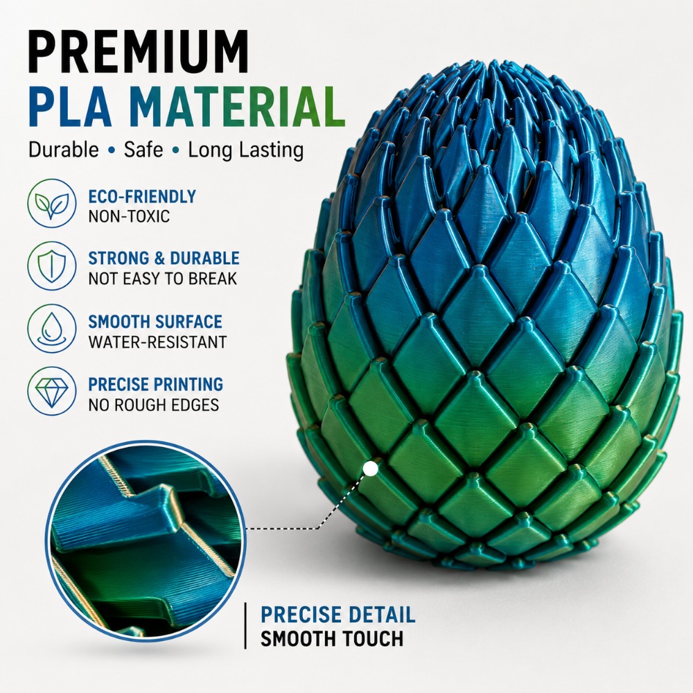 3D Printed 7.5/5.5CM Twisted D - 3D Printing Gif ulasan dan harga