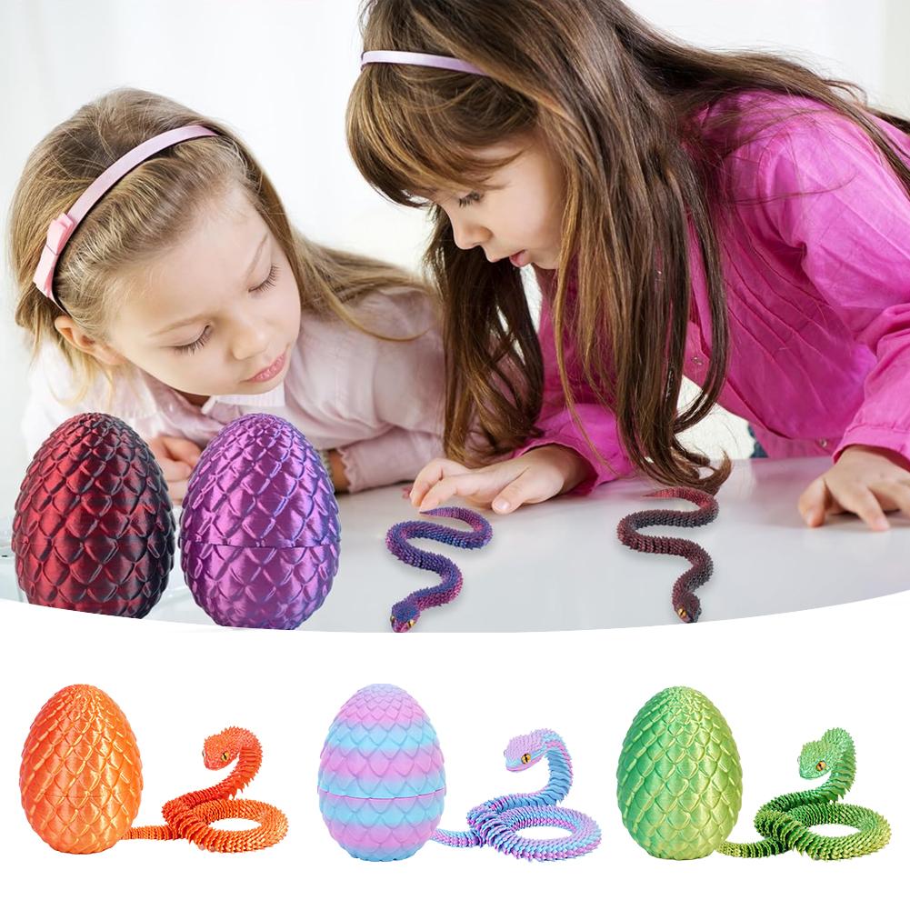 3D Printed Cool Snake Dragon E - 3D Printing Egg ulasan dan harga