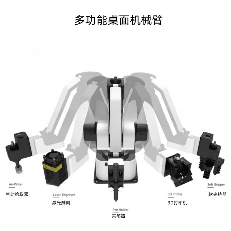 Multifunctional Robotic Arm 3D - 3D Printing Robot Arm ulasan dan harga