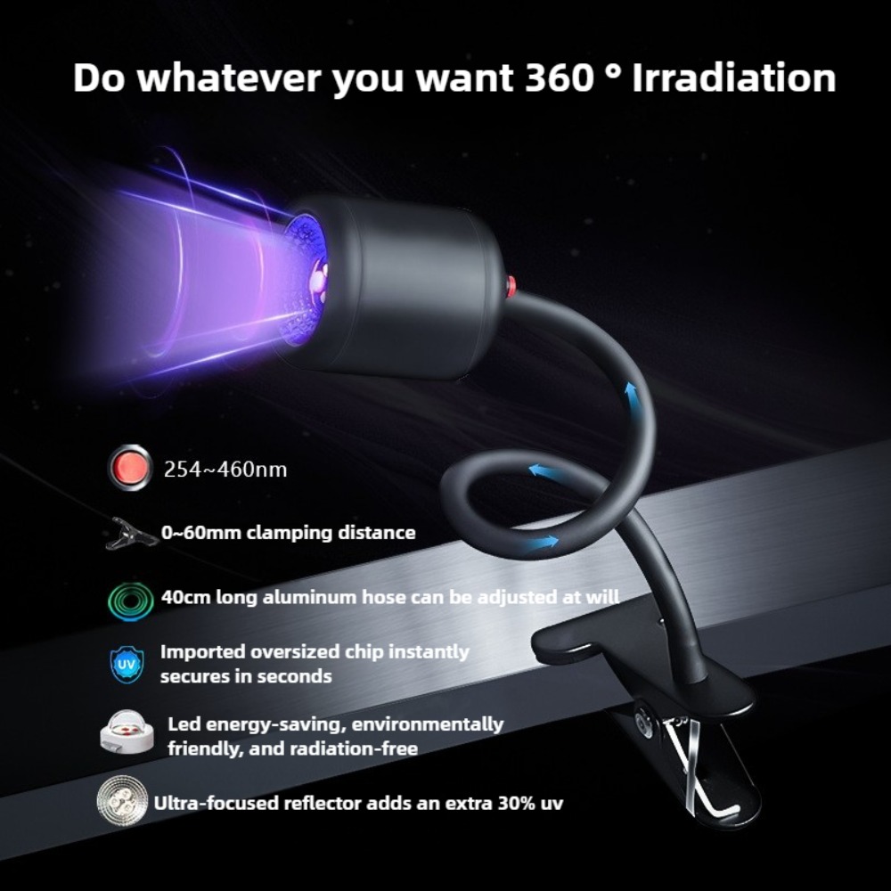 Handheld Clamp UV Curing Lamp  - 3D Printing Lamp ulasan dan harga