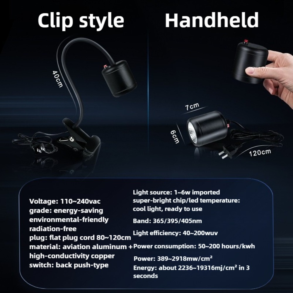 Handheld Clamp UV Curing Lamp  - 3D Printing Lamp ulasan dan harga