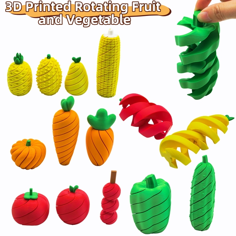 3D Printed Fruit and Vegetable - 3D Printing Gif ulasan dan harga