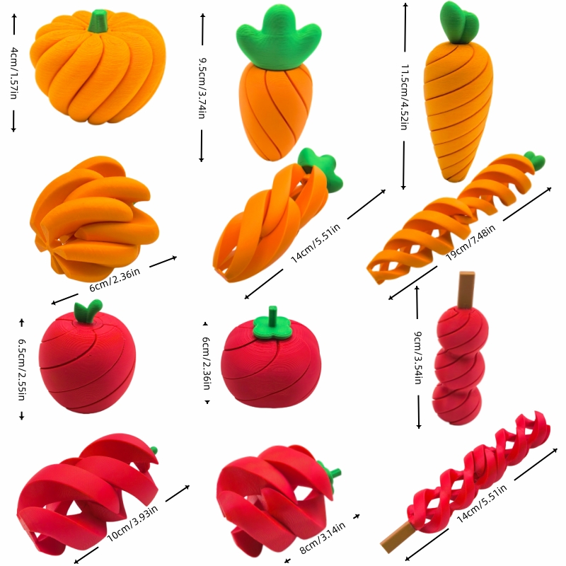 3D Printed Fruit and Vegetable - 3D Printing Gif ulasan dan harga