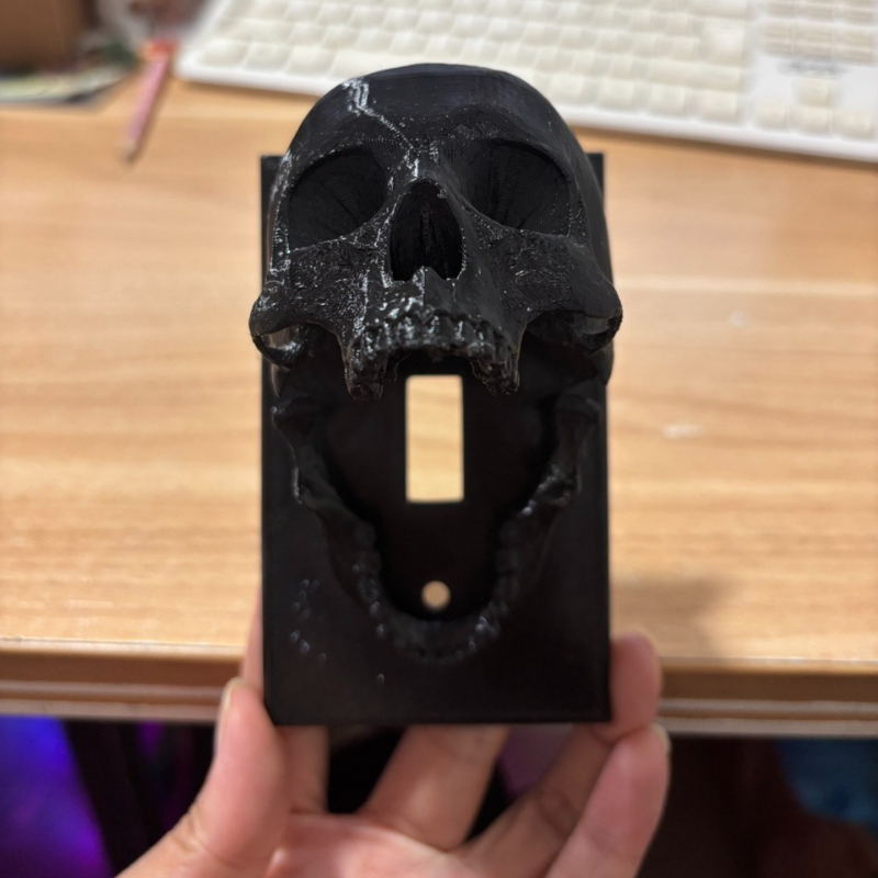 3D Printed Skull Light Switch  - 3D Printing Lamp ulasan dan harga